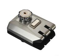 PureBowlic Zinc Alloy Sliding Door Lock For Home Gate, Outdoor Anti-Theft Security Latch With Electric Welding Capability For Inward Opening Double Doors