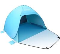 PUREBOX Pop-Up Beach Tent for 2-4 Person, Large Lightweight Sun Shelter Tent with Zipper Door, UV 50 Protection Sun Shadefor Garden BBQ and Hiking