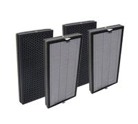 PUREBURG AF 30 True HEPA Replacement Filter Kit Compatible with Karcher Air Purifier AF 30 Part No. 2.863-067.0, H13 3-Stage Filtration, Air Purification of Dust VOCs, 2 Set (4 Pack)
