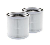 PUREBURG BREEVA A1 Replacement True HEPA Filter Compatible with TCL BREEVA A1 & A1W Air Purifiers Breeva A1F,H13 Activated Carbon,2-Pack