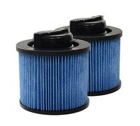 PUREBURG DXVC4002 Cartridge Filter Compatible with DEWALT DXV04T DXV05P DXV05S DXV08S DXV06G 4 Gallon Wet & Dry Shop Vacuum,2-Pack HEPA WASHABLE Dust Clean