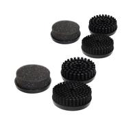 PUREBURG Replacement brush Heads Kit Compatible with Philips Sneaker Cleaner Model GCA1000/60,Hard x2 / Soft x 2/ Sponge x 2