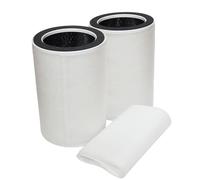 PUREBURG Replacement Filter Compatible with Airthereal Glory Days AGH400 Air Purifier,2-Pack HEPA Activated Carbon 2-in-1 & 8 Pre-Filters For Air Clean Dust VOCs Odor
