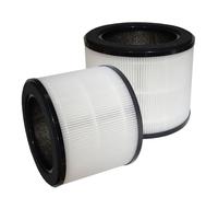 PUREBURG Replacement Filter Compatible with Coway Airmega 100 Air Purifier,2-Pack H13 True HEPA 3-Stage Filtration Activated Carbon