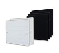 PUREBURG Replacement Filter Compatible with Coway AP-1512HH AP-1518 & AIRMEGA 200M Mighty Air Purifiers, Pack of 2, H13 HEPA and 4 x Activated Carbon Pre-Filter