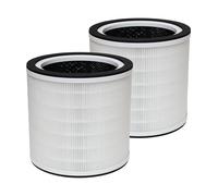 PUREBURG Replacement Filter Compatible with Daewoo COL1563 Smart Air Purifier, 2-Pack H13 True HEPA Activated Carbon 2-in-1 Air Clean Dust Odor 3-Stage Filtration