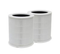 PUREBURG Replacement Filter Compatible with Dayette FRESHDEW AP401 AP402 & JOWSET AP402 AP403 Air Purifiers,2-Pack H13 HEPA 4-Stage Filtration Activated Carbon 2-IN-1