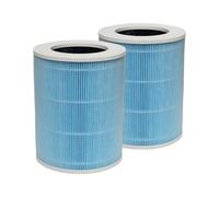 PUREBURG Replacement Filter Compatible with meross Smart WiFi Air Purifier MAP100,2-Pack H13 HEPA Activated Carbon 3-Stage Filtration Air Clean Dust VOCs Odor