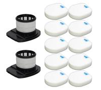 PUREBURG Replacement Filter Compatible with Shark PowerPro Cordless Stick Vacuum IZ380UK Series, IZ380UKT, IZ381UKT, IZ381UK, 2 HEPA & 10 Foam Filters, 12 Piece Pack