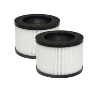 PUREBURG Replacement Filter Compatible with Silentnight Airmax 800 Air Purifier, H13 True HEPA and Activated Carbon Multi-Layer Filtration, Pack of 2
