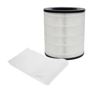 PUREBURG Replacement Filter Compatible With WISESKY WAS360 Series Air Purifier W-Cat, H13 HEPA + 4 x Pre-Filters (WFS360 + WSP360) 3-Stage Filtration Air Clean