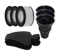 PUREBURG Replacement Filter Kit Compatible with Iris Ohyama IC-FAC2 handheld Vaccum cleaner Quilt Cleaner,3-Pack Exhaust Filter & Mash Filter & Disposable Filter