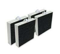 PUREBURG Replacement Filter Set Compatible with BLUEAIR 5210i, 5240i DustMagnet Air Purifiers 5200 Series,2-Pack(4 Filters) H13 Activated Carbon 2-in-1
