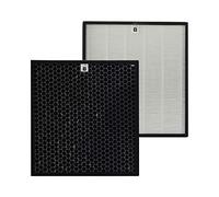 PUREBURG Replacement Filter Set - HEPA + Activated Carbon Filter Compatible with Philips AC4012/10 air purifier,Part Number AC4123/10 & AC4124/10