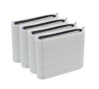 PUREBURG Replacement Filters Compatible with Blueair Blue pure 511 Air Purifier, 4-Pack H13 True HEPA Particle + Activated Carbon 2-in-1 For Air Clean