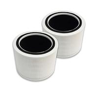 PUREBURG Replacement Filters Compatible with Levoit Core 200s Air Purifiers, Part Core 200S-RF, H13 True HEPA and Activated Carbon Multi-Layer Filtration, Pack of 2