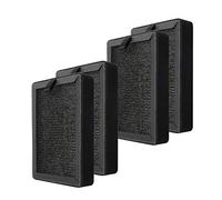 PUREBURG Replacement Filters Compatible with LEVOIT LV-H13EU LV-H128 Air Purifier, 2-Pack(2 filter per Pack) H13 HEPA Activated Carbon 2-in-1 For Air Clean Dust