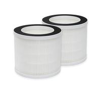 PUREBURG Replacement Filters Compatible with Senelux & Afloia Demi Air Purifier, 2-Pack H13 HEPA Air Clean Dust VOCs Odor Pets Hair Smoke