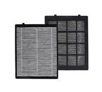 PUREBURG Replacement True HEPA Filter Compatible with LUFTRUM C401A Car Air Purifier,2-Pack H13 3-Stage Filtration Activated Carbon 2-in-1