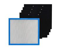 PUREBURG Replacement True HEPA Filter Kit Compatible with HoMedics Total Clean AF-10 AP-15 AR-10 Air Purifiers, Part Number AF-10FL AP-15CRF AF-15,H13 Activated carbon Air Clean Dust VOCs, 1+4