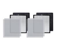 PUREBURG Replacement True HEPA Filter Set Compatible with Afloia Europa Air Purifiers,2-Pack H13 3-Stage Filtration Activated Carbon Air Clean VOCs Odor