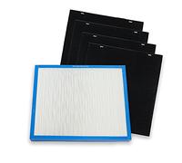 PUREBURG Replacement True HEPA Filter Set Compatible with HoMedics Total Clean AR-2FL / AF-20FL Fits AR-20 AF-20 AP-25 Air Purifier,H13 Activated Carbon Air Clean Dust VOCs Odor
