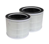 PUREBURG Replacement True HEPA Filters Compatible with Avalla R-2200 Air Purifiers,H13 3-Stage Filtration Activated carbon,2-Pack