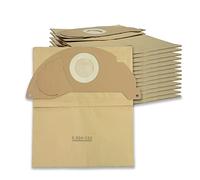 PUREBURG Replacement Vacuum Bags Compatible with Kärcher WD2, MV2, WD 2.200-WD 2.550 Series Wet Dry Vacuums, Replaces Part 6.904-332.0, 15 Pack