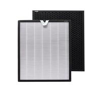 PUREBURG Vital 100S-RF Replacement Filters Compatible with LEVOIT Vital 100S Smart True HEPA Air Purifier,2-Pack H13 HEPA Activated carbon