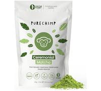PureChimp Ceremonial Matcha Powder. 100% Pure Green Tea. Shade-Grown Leaf for Lattes, Beverages, and Culinary Uses. Sustainable Packaging. Rich in Antioxidants 100 g (Pack of 1)