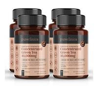 Pureclinica Concentrated Green Tea 10,000mg x 720 Tablets (4 Bottles of 180) - 2 Years Supply