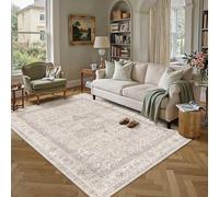 PureCozy Vintage Rugs Living Room Rug 160x230cm Beige Large Carpet