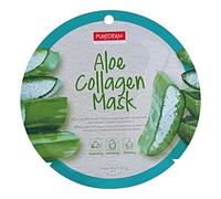 Purederm Aloe Collagen Mask, Main Ingredient Aloe Vera, Collagen and Vitamin E 18 g, Pack of 12 Pieces