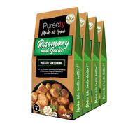 Pureety Gourmet Flavours Potato Seasonings (Rosemary & Garlic x 4 packs)