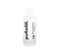 puRefill 500ml Shaver Cleaning Solution - Refill for Braun, Philips, Panasonic Cleaning Cartridges and Stations, Up to 3 Refills, Mint Fragrance, 500 ml (Pack of 1)