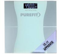 Purefit Digital Bathroom Scale Ultra Slim, High Precision, Smart Scale With Led Display Weighing Scale With Battery Included Lb/kg/st
