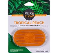 PUREFLOW Air Purifier with Cabin Filter and Odor Eliminator - Tropical Peach Scent (1 Pack)
