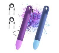PureGear Kids Stylus Pen with Straps, Kid-Friendly Stylus Pen for Touch Screens, Compatile with iPad, Tablets, Kindle, iPhone, and All Touch Screen Devices, 2 Pack (Blue & Purple)