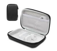 PureGear Travel Organizer Pouch, Electronic Accessories Carry Case, All-in-One Storage Bag for Chargers, Cables, Power Banks, Earbuds and More, Perfect for Travel and On-the-Go (Black)