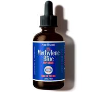 PureGood Pharmaceutical Grade Methylene Blue 1% (4 oz) | USP Grade, Third-Party Tested, Alcohol Free, Amber Dropper Bottle
