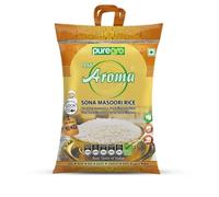 Puregro Aroma Sona Masoori Rice 10kg | Natural Aromatic | Extra Long | Traditionla Taste | Real Taste of India.