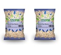 Puregro Black Eye Beans 500g (Pack of 2)