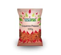 Puregro Cayenne Pepper Powder 100g| Ground Hot Chilli Spice for Marinades, Soups and Stews | Red Pepper | Pimienta De Cayena.