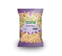 Puregro Chickpeas 1.5kg (PACK OF 1) | Kabuli Chana | Hommes | Lablabi | Chole Chana.