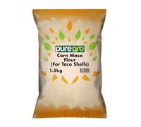 Puregro Corn Masa Flour | Premium Quality | Ideal for Taco Shells | Coarse in Texture | Versatile Use For Taco Shells | Authentic Corn Flavour | Pack of 1 | Weight 1.5kg