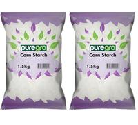 Puregro Corn starch | Premium Quality | Smooth and Fine Texture | Ideal for Cooking, Baking and Thickening | Corn starch Powder | Pack of 2 | Weight 1.5kg