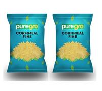 Puregro Cornmeal Fine 500g | PACK OF 2 | Polenta | Perfect for Cakes & Biscuits | Ground Cornmeal | Premium Quality.