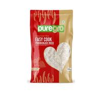 Puregro Easy Cook Rice | Aromatic Long Grain | Premium Quality | Perfect for Fluffy and Flavourful | Quick Cooking | Ideal for Jollof Rice | Paraboiled 20kg