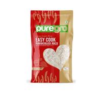 Puregro Easy Cook Rice | Aromatic Long Grain Rice | Premium Quality | Perfect for Fluffy and Flavourful | Quick Cooking | Ideal for Jollof Rice | Paraboiled 2kg