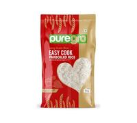 Puregro Easy Cook Rice | Aromatic Long Grain | Premium Quality | Perfect for Fluffy and Flavourful | Quick Cooking | Ideal for Jollof Rice | Paraboiled 5kg